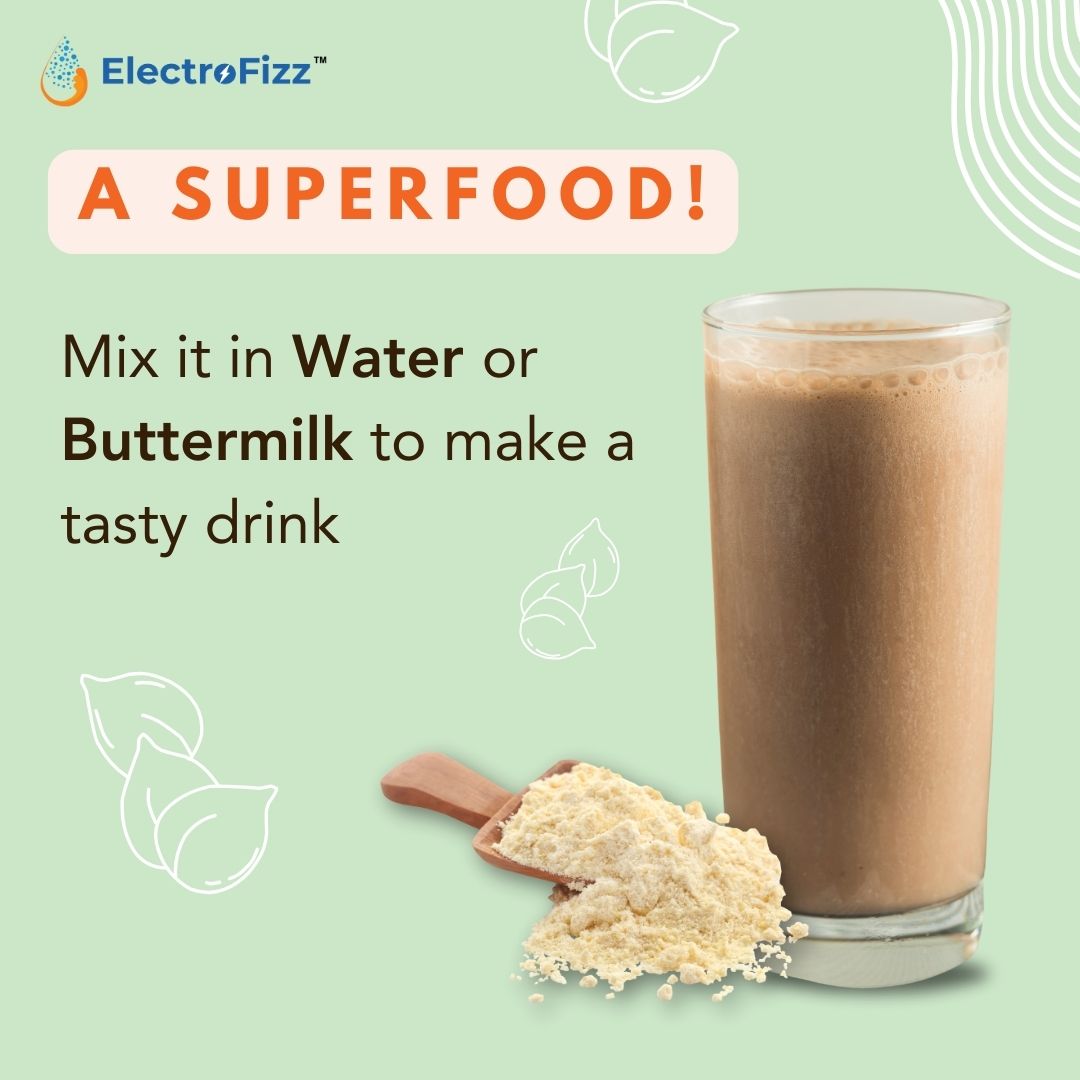 ElectroFizz Black Chickpeas Protein Powder with Rock Salt & Cumin- 350gms