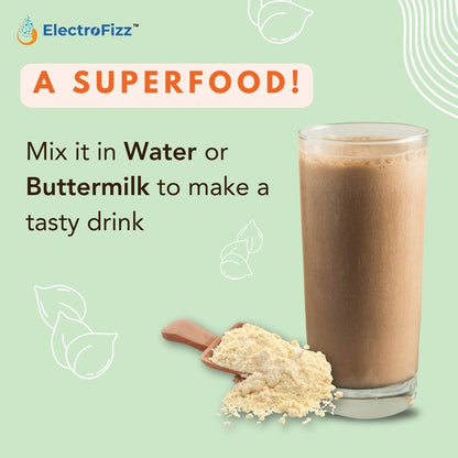 ElectroFizz Black Chickpeas Protein Powder with Rock Salt & Cumin- 350gms