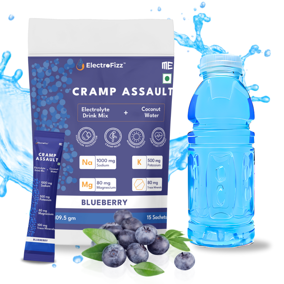 ElectroFizz Zero-Sugar Electrolyte-Cramp Assault-Hydration Powder- Sachets