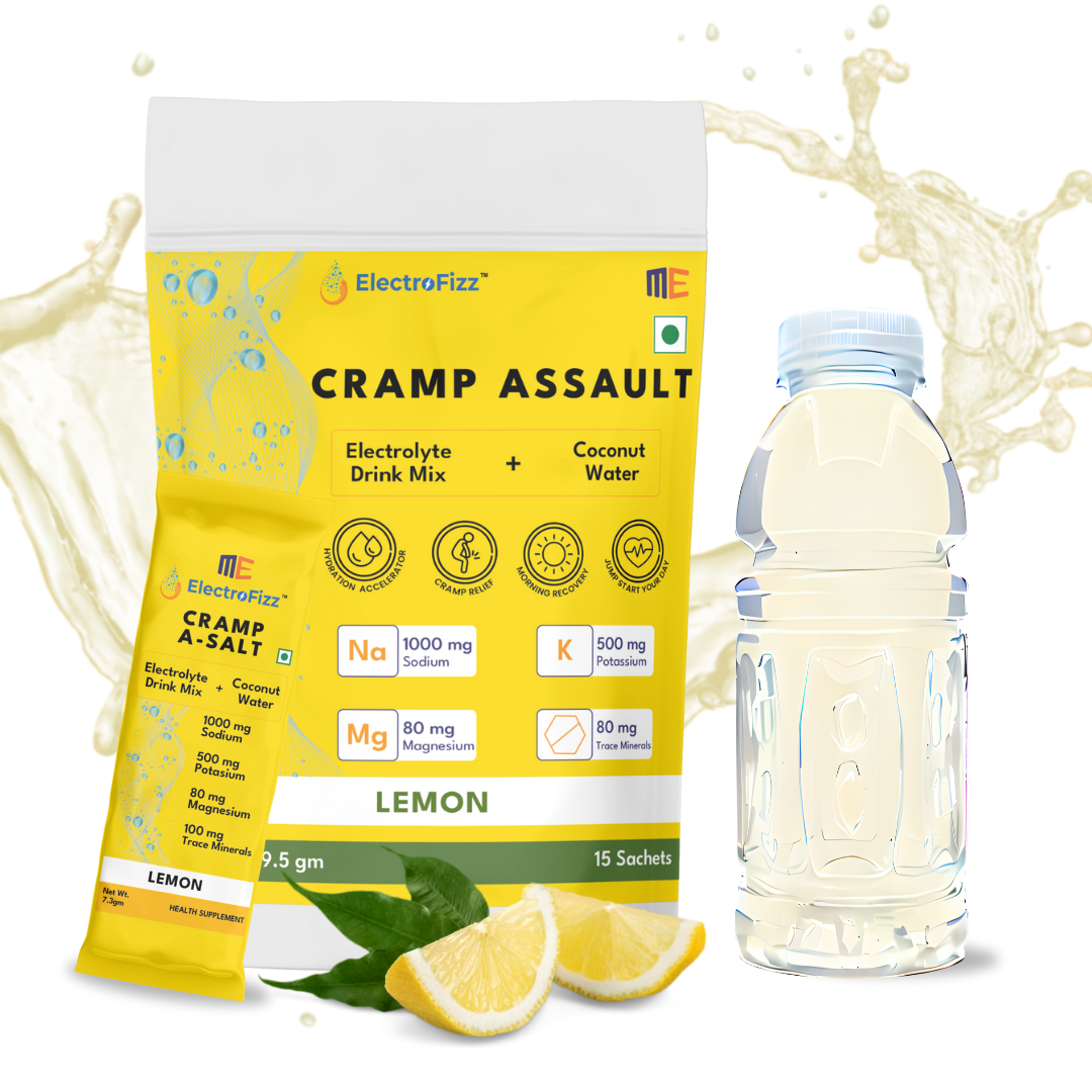 ElectroFizz Zero-Sugar Electrolyte-Cramp Assault-Hydration Powder- Sachets