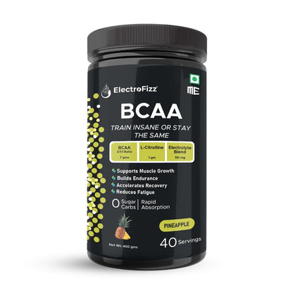 ElectroFizz Advanced BCAA 7Gms (2:1:1) - 400 Gms