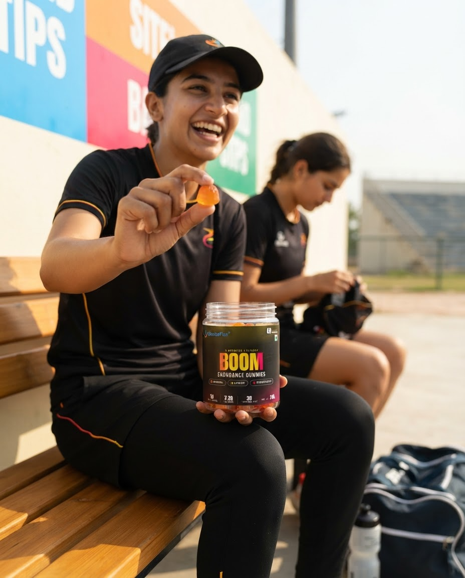 ElectroFizz Boom Energy Gummies, Energy Chew, Caffeine-Free, On-the-Go Energy for Any Workout, Endurance Gummies for Runners, Cyclists & Hybrid Athletes (60 pcs)