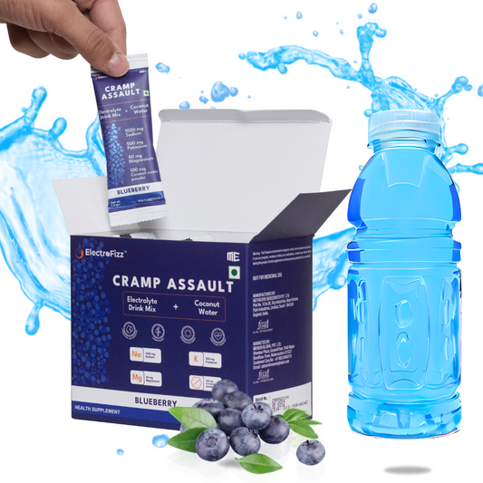 ElectroFizz Zero-Sugar Electrolyte-Cramp Assault-Hydration Powder- Sachets