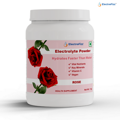 ElectroFizz Electrolyte Powder 100 servings | Minerals, Probiotics & Vitamin C- 1 Kg Jar Pack