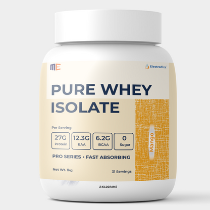 Whey Protein Isolate Pro Series, Clean Ingredients, Fast Absorption- 1kg Jar