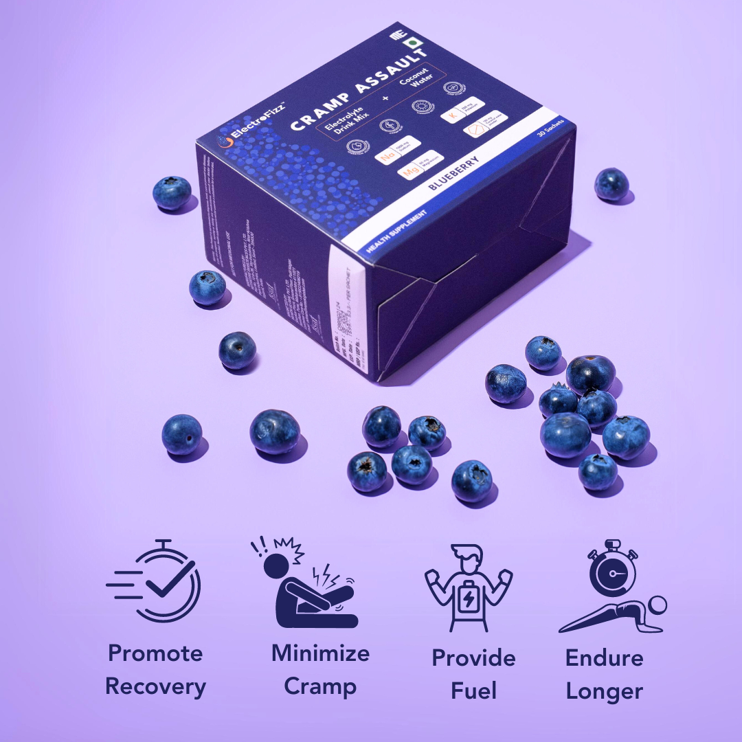 ElectroFizz Zero-Sugar Electrolyte-Cramp Assault-Hydration Powder- Sachets