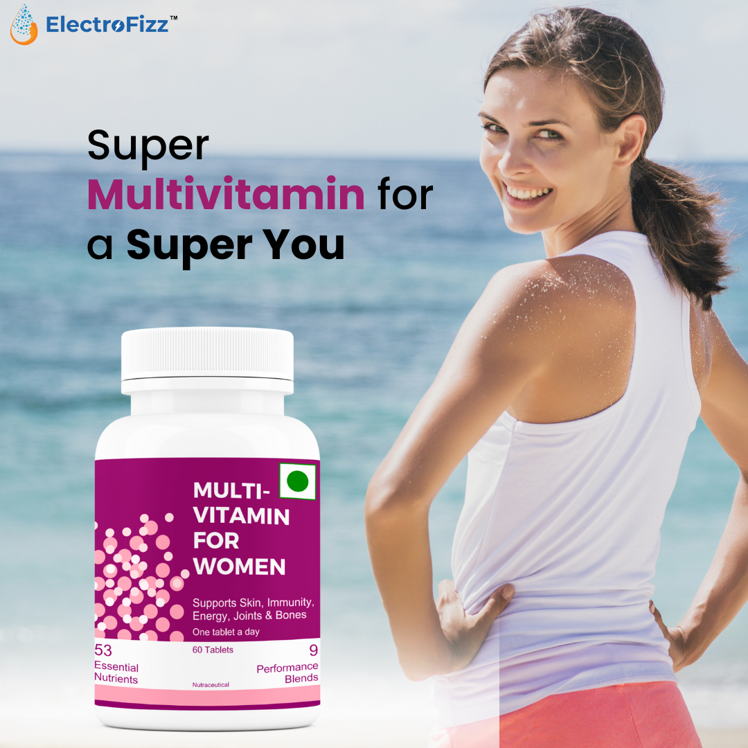 NutriEkspert Multivitamin for Women,53 Essential Nutrients-60 Tablets