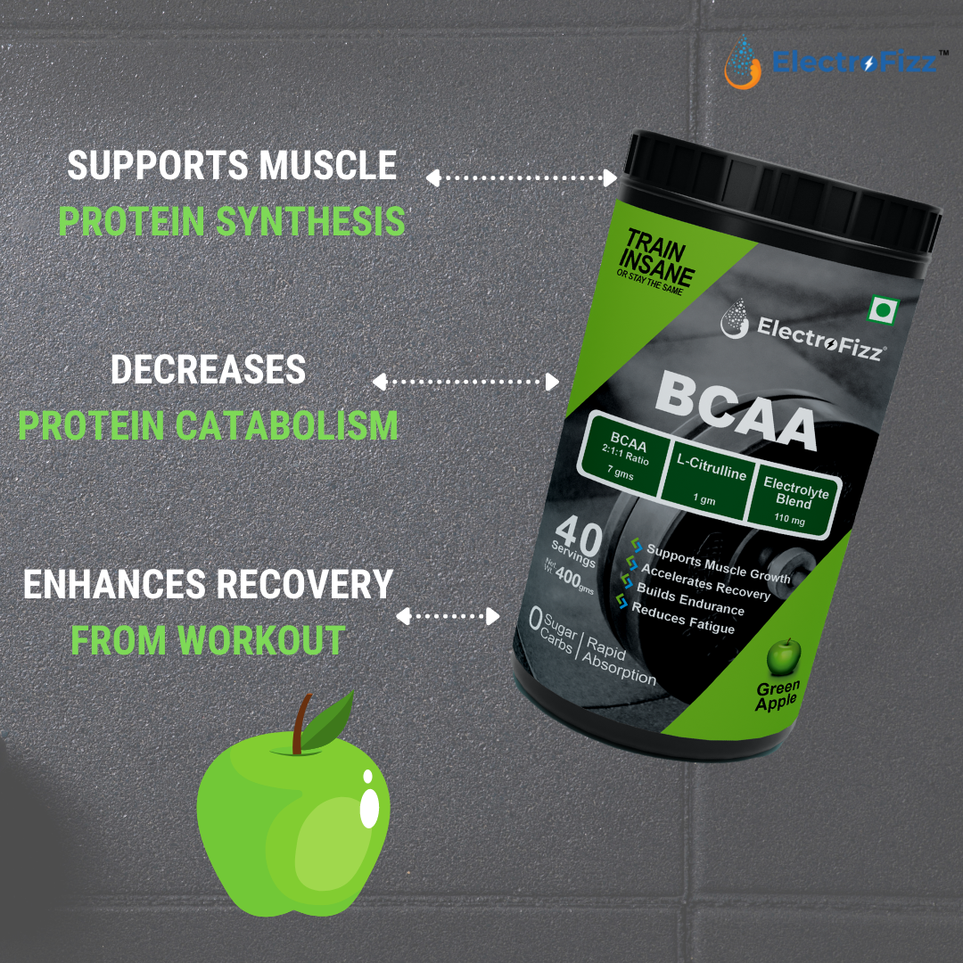 ElectroFizz Advanced BCAA 7Gms (2:1:1) - 400 Gms