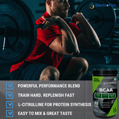 ElectroFizz Advanced BCAA 7Gms (2:1:1) - 400 Gms