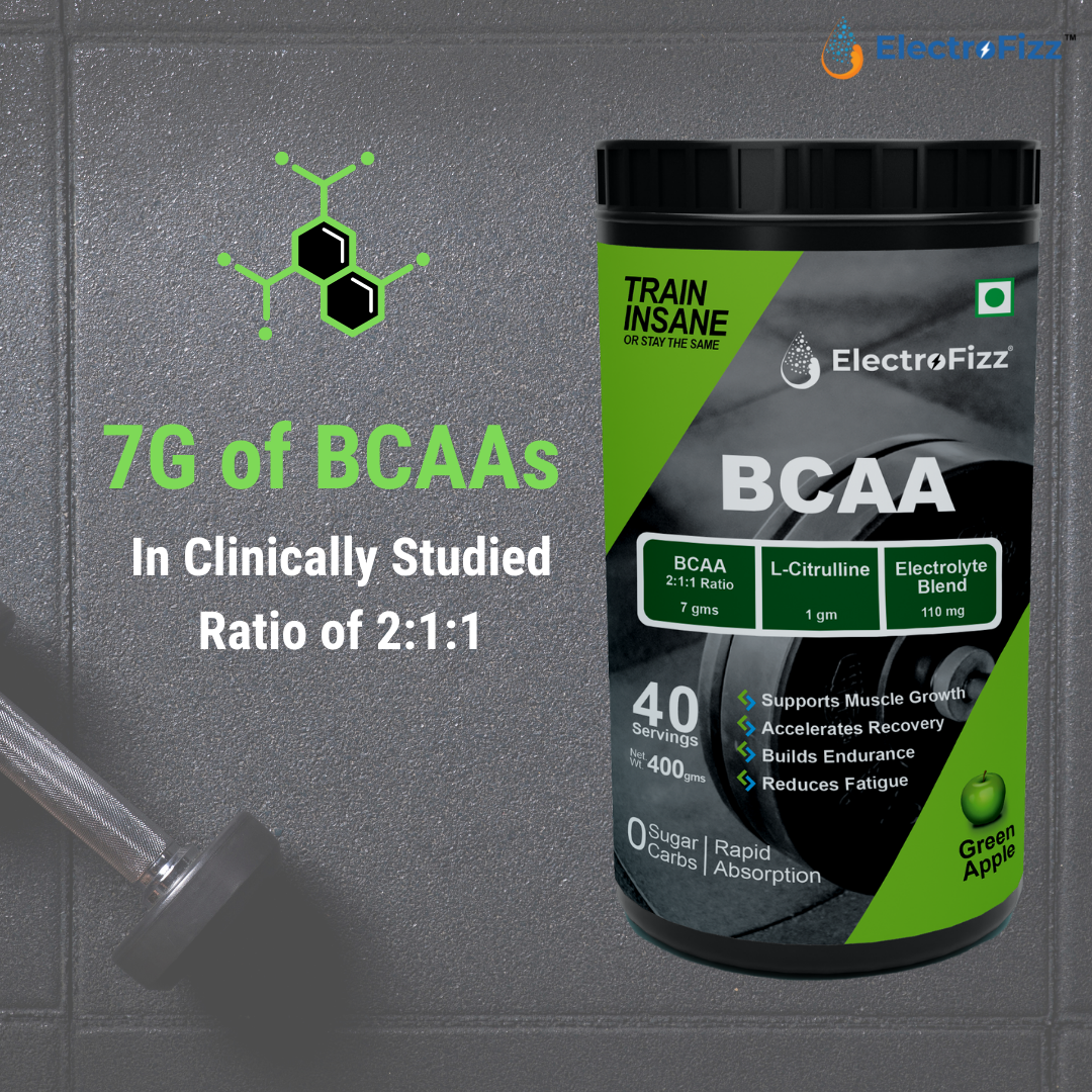ElectroFizz Advanced BCAA 7Gms (2:1:1) - 400 Gms