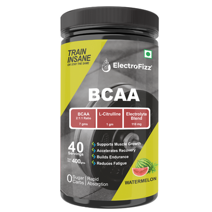 ElectroFizz Advanced BCAA 7Gms (2:1:1) - 400 Gms