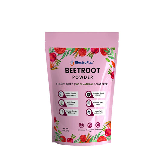 ElectroFizz Freeze Dried Beetroot Superfood Powder  - 200 gms (30 plus servings)
