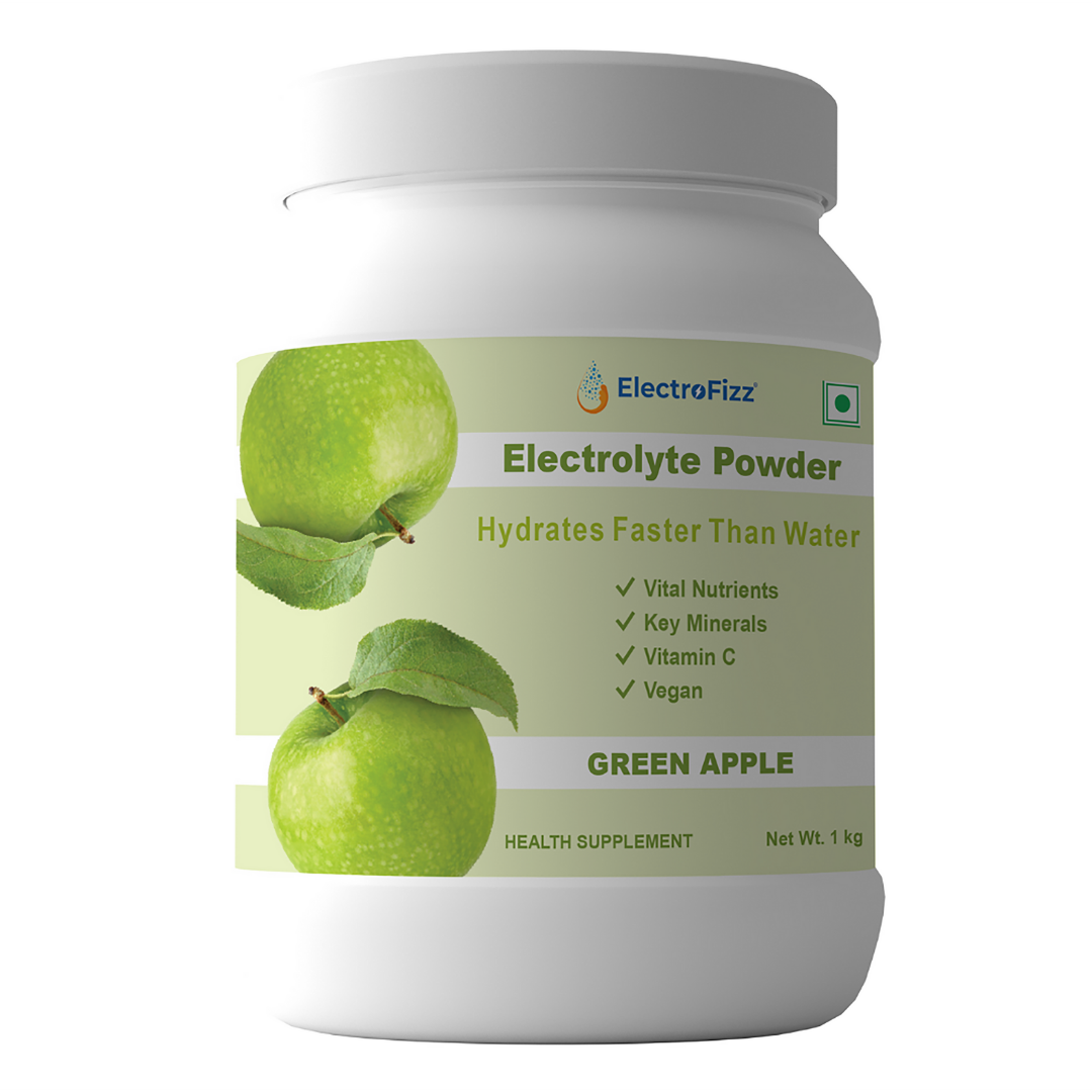 ElectroFizz Electrolyte Powder 100 servings | Minerals, Probiotics & Vitamin C- 1 Kg Jar Pack