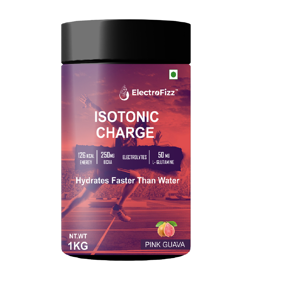ElectroFizz Electrolyte Powder 100 servings | Minerals, Probiotics & Vitamin C- 1 Kg Jar Pack