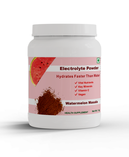 ElectroFizz Electrolyte Powder 100 servings | Minerals, Probiotics & Vitamin C- 1 Kg Jar Pack
