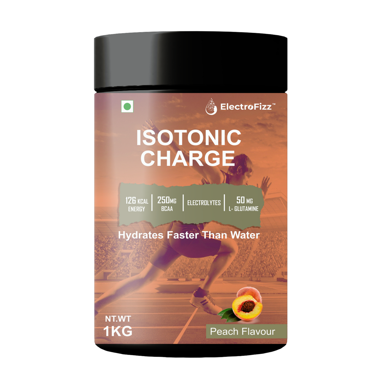 ElectroFizz Electrolyte Powder 100 servings | Minerals, Probiotics & Vitamin C- 1 Kg Jar Pack