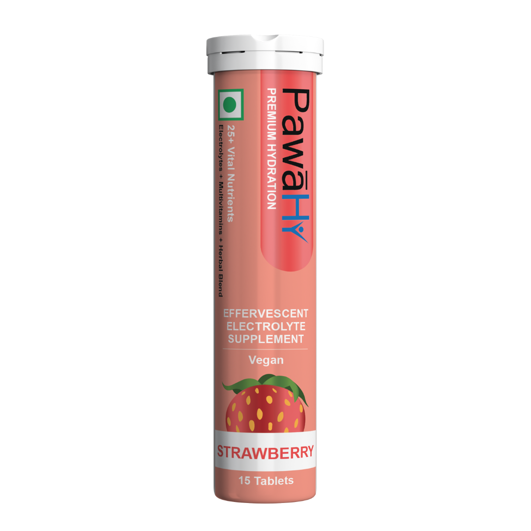 PawaHy Electrolyte Energy Reload Instant Hydration-Pack of 2 (30 Tablets)